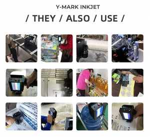 12.7Mm Thông Minh Tốc Độ Cao 2025 Mới Cầm Tay Máy In Phun Hàng Loạt Coder Cho Nhanh Khô Mực Trên Chai Có Thể Nhãn Kim Loại Ymark - Product Image 6