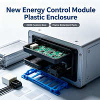 Componenti in Plastica Personalizzati OEM, Ignifughi in PA ABS, per Alloggiamenti Elettronici Auto, Supporti PCB, Connettori