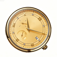 Montre pour homme, cadran à chiffres romains, sous-cadran pour les secondes, affichage de la date, bracelet en cuir véritable