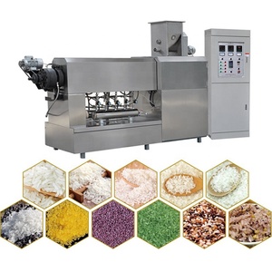 Ligne de production industrielle automatique de traitement d'extrudeuse de couscous de riz artificiel faisant <span class=keywords><strong>la</strong></span> machine - Product Image 1
