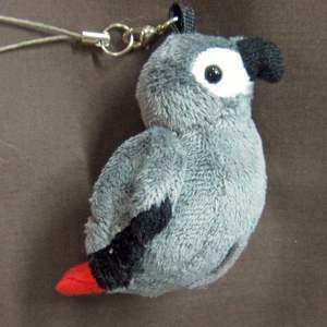 Fantezi moda hediyeler yüksek kalite özel kuşlar peluş hayvan dolması afrika gri papağanlar - Product Image 6