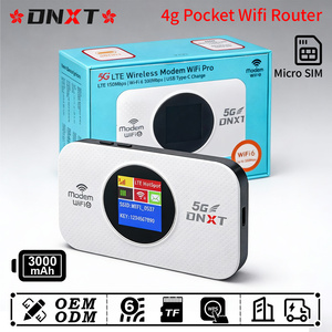 Router Wifi Portátil DNXT 4G, WiFi6, Mifi de Bolsillo, WPS, Router 4G con Sim, Modo AP, Dispositivo Wifi de Bolsillo 4G para Viajes - Product Image 1