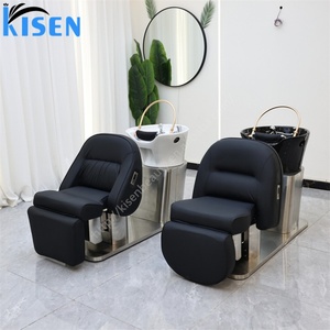Sillón de Lavado de Cabello KISEN para Salón de Belleza con Reclinación Eléctrica, Silla de Masaje para Lavado de Cabello, Spa Capilar, Cama de Masaje - Product Image 3