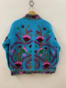 Chaqueta bordada Suzani hecha a mano con TNT, chaqueta bordada Suzani hecha a mano, ropa de invierno, chaqueta para mujer, abrigo Floral hecho a mano - Product Image 3
