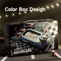 Jeu de Table Interactif Éducatif pour Enfants, Jeux Familiaux Portables en Plastique, Jouets Musicaux, Simulation de Course Automobile, Volant d'Aventure