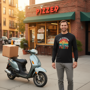 Camiseta de Manga Larga Pizzaologist para Repartidores de Pizza, Producto Promocional para Amantes de la Pizza - Product Image 2