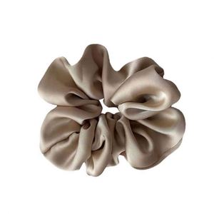 Vente en gros de chouchous pour cheveux en tissu élastique, haute qualité, nouvelle mode, grand modèle 5 cm de circonférence, couleur unie, emballage en carton pour enfants - Product Image 1