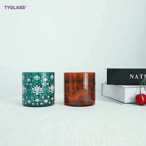 Artigianato <span class=keywords><strong>in</strong></span> <span class=keywords><strong>vetro</strong></span> colorato personalizzato per la casa ciotola di rifornimento d'<span class=keywords><strong>acqua</strong></span> <span class=keywords><strong>in</strong></span> <span class=keywords><strong>vetro</strong></span> con tazza di Buddha per l'adorazione dell'altare e della sala - Product Image 1