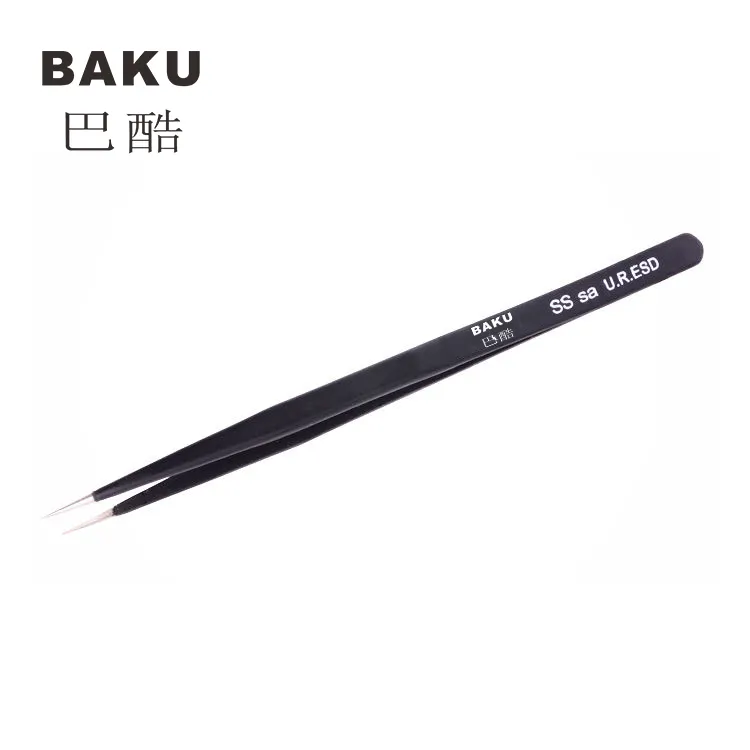 BAKU A8 Professional Smart Volume ESD Stainless Steel Dental Tweezer Set