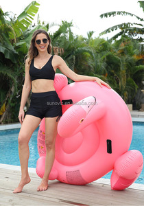 PVC bơi Inflatable nước đi xe đồ chơi cho người lớn trẻ em tùy chỉnh thiên nga <span class=keywords><strong>Flamingo</strong></span> Unicorn nổi Vòng Peacock float-sử dụng ngoài trời - Product Image 6