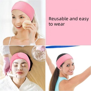 ผ้าฝ้ายขายส่งสำหรับทำที่คาดผมผู้หญิงและเด็กผู้หญิง ที่คาดผมแบบกว้างสีพื้น ยางรัดผม อุปกรณ์เสริมสำหรับดูแลและจัดแต่งทรงผม - Product Image 5