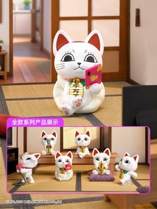 Figurines Funism Dandadan Cat Blind Box, figurine d'<span class=keywords><strong>anime</strong></span>, boîte mystère, style Maneki-<span class=keywords><strong>neko</strong></span> mignon, jouets de collection - Product Image 2