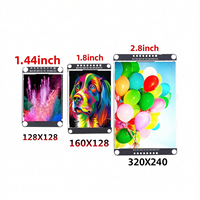1,44/1,8/2,4/2,8 Zoll TFT LCD Display mit SPI-Schnittstelle, ST7735/ILI9341 Treiber-IC, 320x240 Auflösung, STM32-kompatibel