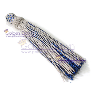 Faja de cintura uniforme al por mayor con borlas | Faja de cintura hecha a medida faja de cintura con borla metálica - Product Image 1