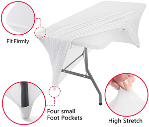 4ft 5ft 6ft 8ft Lit de massage extensible Couverture ajustée Couvre-lit de massage pour esthéticienne Tatouage Épilation à la cire Lit Table de salon - Product Image 2