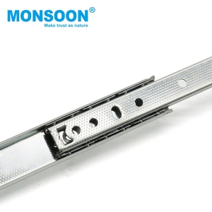 <span class=keywords><strong>Meuble</strong></span> <span class=keywords><strong>de</strong></span> <span class=keywords><strong>cuisine</strong></span> personnalisé glissière télescopique à deux sections 27 mm <span class=keywords><strong>de</strong></span> largeur <span class=keywords><strong>rail</strong></span> <span class=keywords><strong>de</strong></span> tiroir suspendu en acier zingué <span class=keywords><strong>pour</strong></span> la salle à manger - Product Image 5