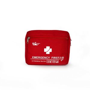 Trousse de premiers secours rouge pratique, portable, étanche, grande capacité, sac d'urgence pour usage extérieur et domestique, personnalisable - Product Image 3