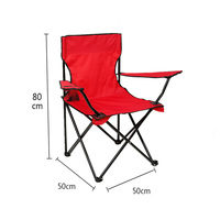 Nouvelle chaise pliante d'extérieur avec accoudoirs, siège de camping portable, LOGO personnalisé, plusieurs couleurs, chaise de voyage compacte