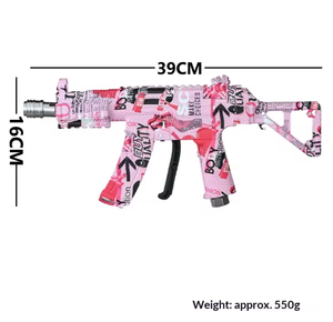 Pistolet à eau de lavage de voiture Sweisi Mini UMP45, nouvelle simulation, ensemble complet, populaire sur internet, haute pression 250 bars, rose, sans alimentation électrique - Product Image 3