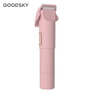GOODSKY <span class=keywords><strong>Rasoir</strong></span> Électrique <span class=keywords><strong>Femme</strong></span> Rechargeable 2-en-1 à Double Tête, Tondeuse Bikini et Épilateur Facial Indolore Portable pour Usage Domestique - Product Image 6