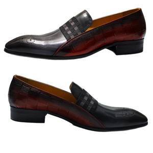 Luxurious handcrafted leather men's <b>shoes</b> are suitable for casual, formal events, parties and weddings. - Product Image 5