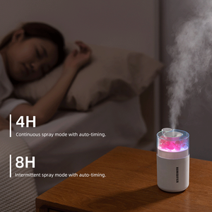 Humidificateur USB de bureau, diffuseur de parfum portable, forme de fleur, LED colorée <span class=keywords><strong>Aurora</strong></span> - Product Image 3