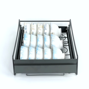 Portapiatti da <span class=keywords><strong>Cucina</strong></span> Moderno in Acciaio Inox 201, Regolabile e Telescopico, a Singolo Ripiano - Product Image 4