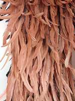 45-50Cm Afrique du Sud Oiseau Réel Orange Plume Art Carnaval Grand Blanc Décor Plume Chapellerie Plumes Pour La Décoration De Mariage