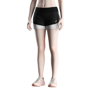 Shorts Deportivos para Mujer, Ajuste Cómodo, Forro de Soporte, Dobladillo Redondo, Ideales para Correr en Cinta de Correr - Product Image 5