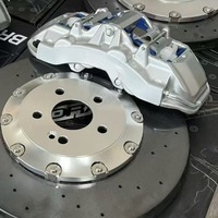 Accessoires de freinage Étrier de frein AMG6 avec disque de 380 mm Kit de freinage de voiture de grande taille 6 pistons pour BMW E90 E46 E39 F20 G20 BENZ W204 W205 C220 AMG