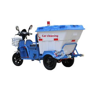 Camion de voirie électrique à trois roues, capacité 500L, véhicule de collecte des déchets pour la communauté - Product Image 5