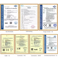 Protector contra Sobretensiones Coaxiales RF F Hembra a F Hembra de 0-3GHz para Sistemas de Comunicación CATV
