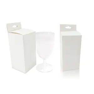 인쇄 화장품 작은 선물 상자 사용자 정의 흰색 크래프트 판지 종이 우편물 포장 상자 후크 손 장난감 상자 디자인