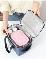Sac fourre-tout isolé avec logo personnalisé grand sac isotherme à isolation thermique en aluminium sac isotherme pique-nique boîte à lunch