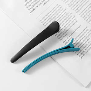 Pinza de Pelo Colorida Esmerilada Tipo Pico de Pato de 11.8 cm para Maquillaje Lateral y Flequillo, Accesorio para el Cabello para Mujer de Uso Diario - Product Image 4