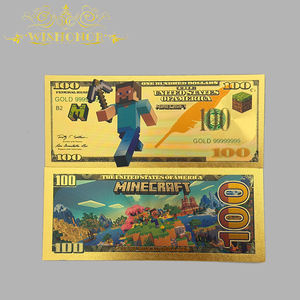 2026 年新款 10 种类型美国 Minecraft 动漫纸币 24K 镀金收藏版 - Product Image 3