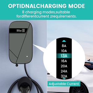 Uso domestico portatile solare EVSE tipo 2 caricabatteria Mobile EV con <span class=keywords><strong>batteria</strong></span> regolabile corrente nuova condizione - Product Image 3