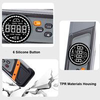 New Digital Level Gauge 600mm Cross-Line Laser Magnetic Level Measuring Instrument Aluminium Alloy High Precision Laser Level