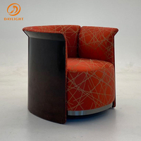 Fauteuil en tissu, fauteuil lounge en bouclette, fauteuil de luxe moderne, fauteuil de détente, meubles de salon