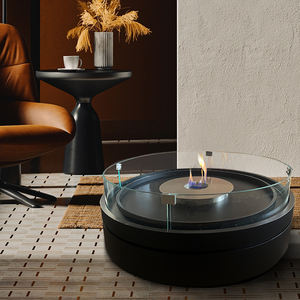 Quemador de chimenea de acero de seguridad automática moderno Control de llama de <span class=keywords><strong>etanol</strong></span> <span class=keywords><strong>para</strong></span> hoteles Interior Independiente Sin chimenea Lana de cerámica - Product Image 2
