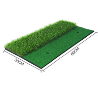 Tapis de golf miniature réaliste de qualité supérieure pour simulateur d'entraînement, tapis de frappe et de déclenchement, gazon synthétique pour entraînement de golf intérieur et extérieur