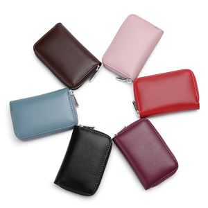 Emplacements pour <span class=keywords><strong>paquet</strong></span> de cartes multifonctions avec logo personnalisé à bas <span class=keywords><strong>prix</strong></span> porte-monnaie pour femmes porte-cartes portefeuille - Product Image 1