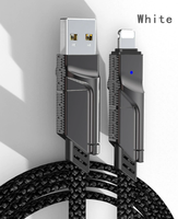Câble de données à chargement rapide 4 en 1 en nylon plat tressé 3A USB C PD 65W pour iPhone 15/14/13 Pro USB C PD 65W Super Chargeur