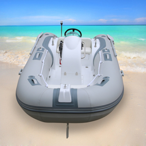 Venta Directa de Fábrica RIB390c, Bote Inflable de Fibra de Vidrio RIB con Mesa Elevadora, Motor de 30HP, Capacidad para 5 Personas, Duradero y Estable - Product Image 4