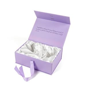 Custom Printing Eco-friendly Rigid Paper Box with Embossing and Glitter for Wedding Party Favor Packaging - Product Image 3