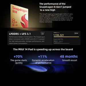 Tablet Mi Pad 6 Pro, 8+ 11 Pulgadas, Pantalla de 144 Hz, 4 Altavoces Estéreo, 8600 mAh, Cargador Rápido de 67 W, Android 13, MIUI14 - Product Image 2