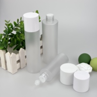 Flacon de soin buccal personnalisé de 150 ml, en plastique transparent, avec bouchon à vis, impression d'un logo sur l'écran, lotion, PET, utilisation industrielle, emballage cosmétique