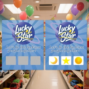 Tùy chỉnh tỷ lệ chiến thắng thẻ cào in kỹ thuật số ngẫu nhiên Scratch Win Match-3 quy tắc thiết kế miễn phí an ninh giấy - Product Image 4