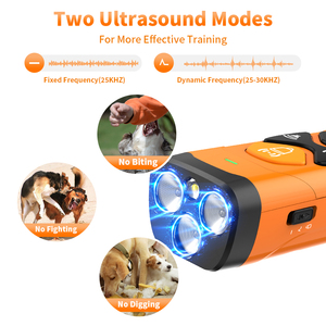 Đa Chức năng 4 Chế độ làm việc ngoài trời siêu âm con chó sủa răn đe kiểm soát sủa thiết bị Repeller với Led đèn pin - Product Image 5
