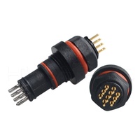Connecteurs automobiles étanches HytePro circulaires à 10 broches à baïonnette IP68